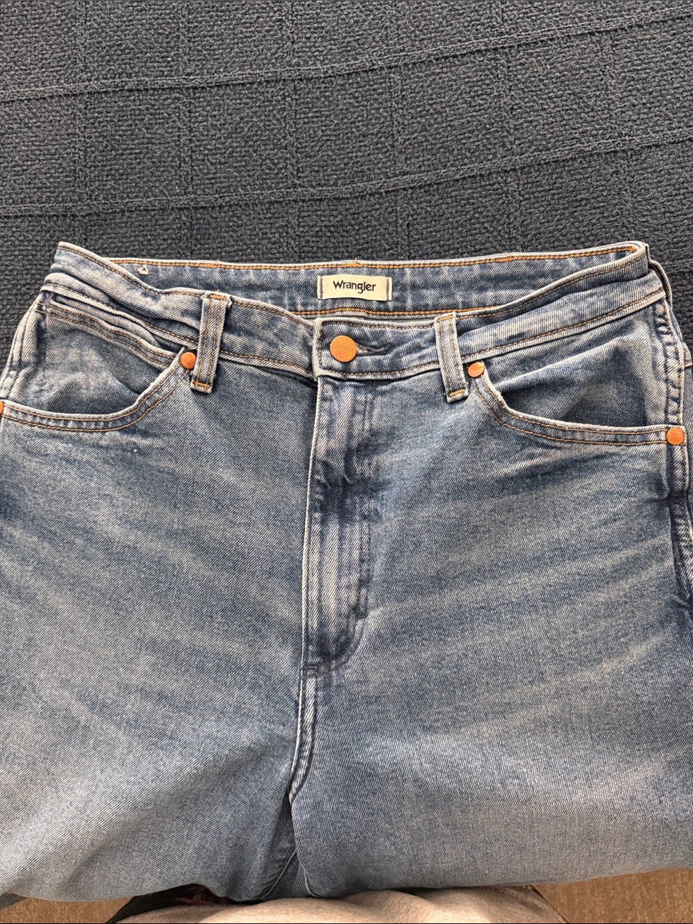 Wrangler High-Rise flare Leg Women’s Jeans - Blue - Picture 3 of 4